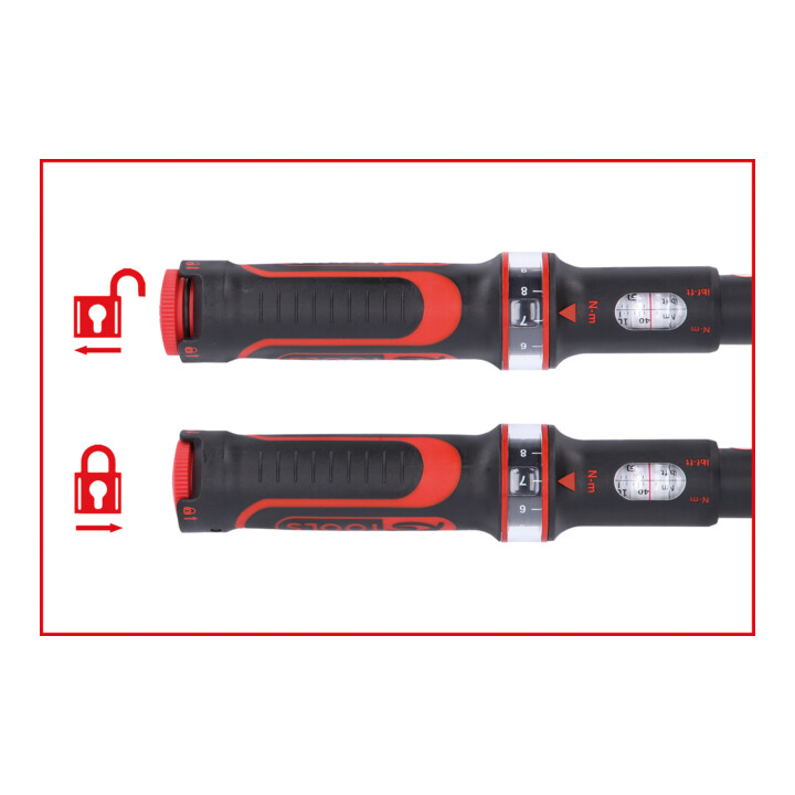 KS Tools 1/2" Clés dynamométriques ERGOTORQUE®precision, 20-100Nm