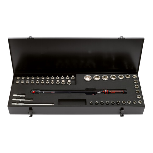 KS Tools 1/2" Coffret de clés dynamométriques ERGOTORQUE®precision, 60-320 Nm, 48 pcs.