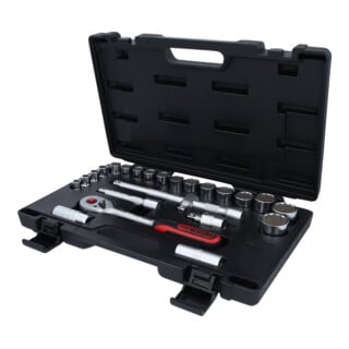 KS Tools 1/2" Coffret de douilles, 12pans 24 pcs.