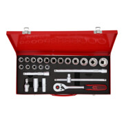 KS Tools 1/2" Coffret de douilles, 24 pcs. 6 pans-4
