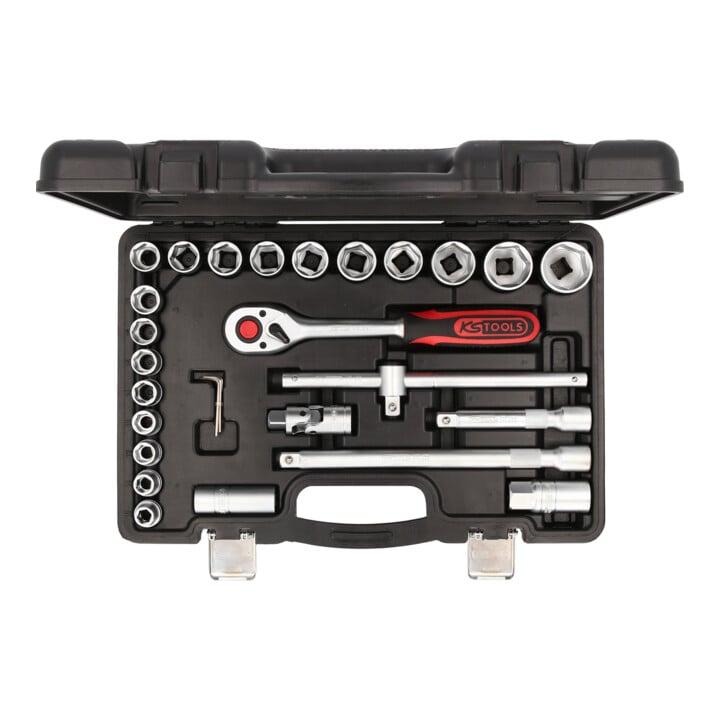 KS Tools 1/2" Coffret de douilles, 28 pcs