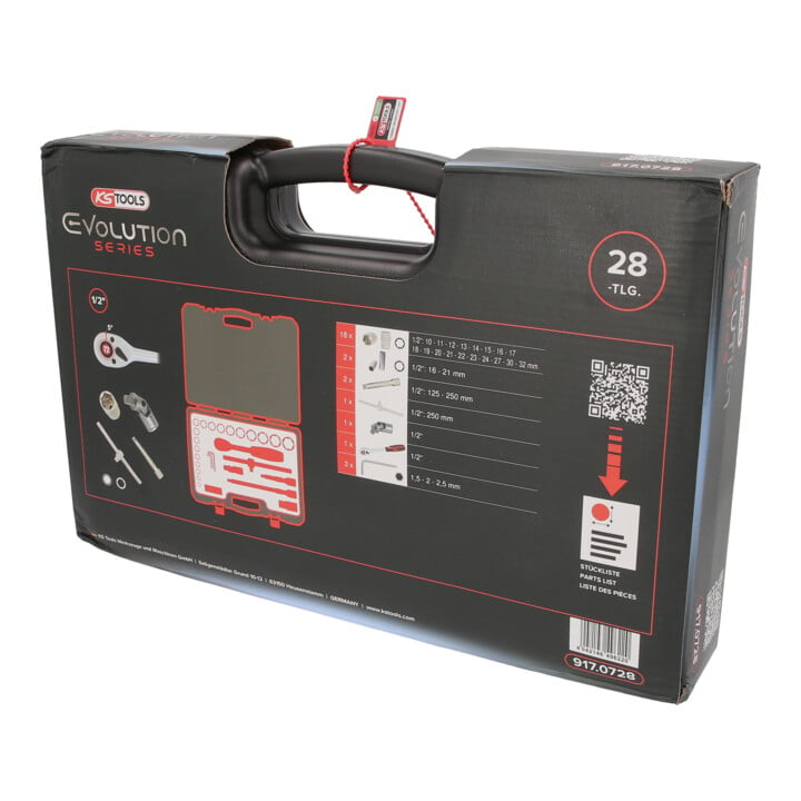 KS Tools 1/2" Coffret de douilles, 28 pcs