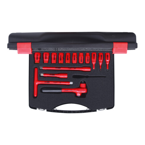 KS Tools 1/2" Coffret de douilles isolées, 15 pcs.