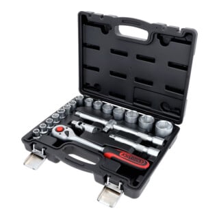KS Tools 1/2" dopsleutelset, 20 stuks