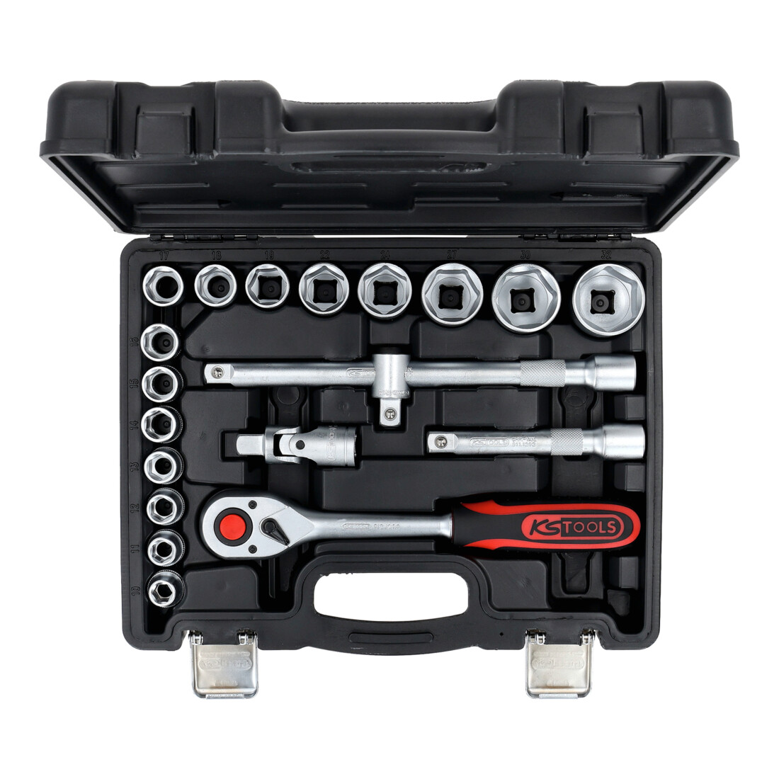KS Tools 1/2" dopsleutelset, 20 stuks