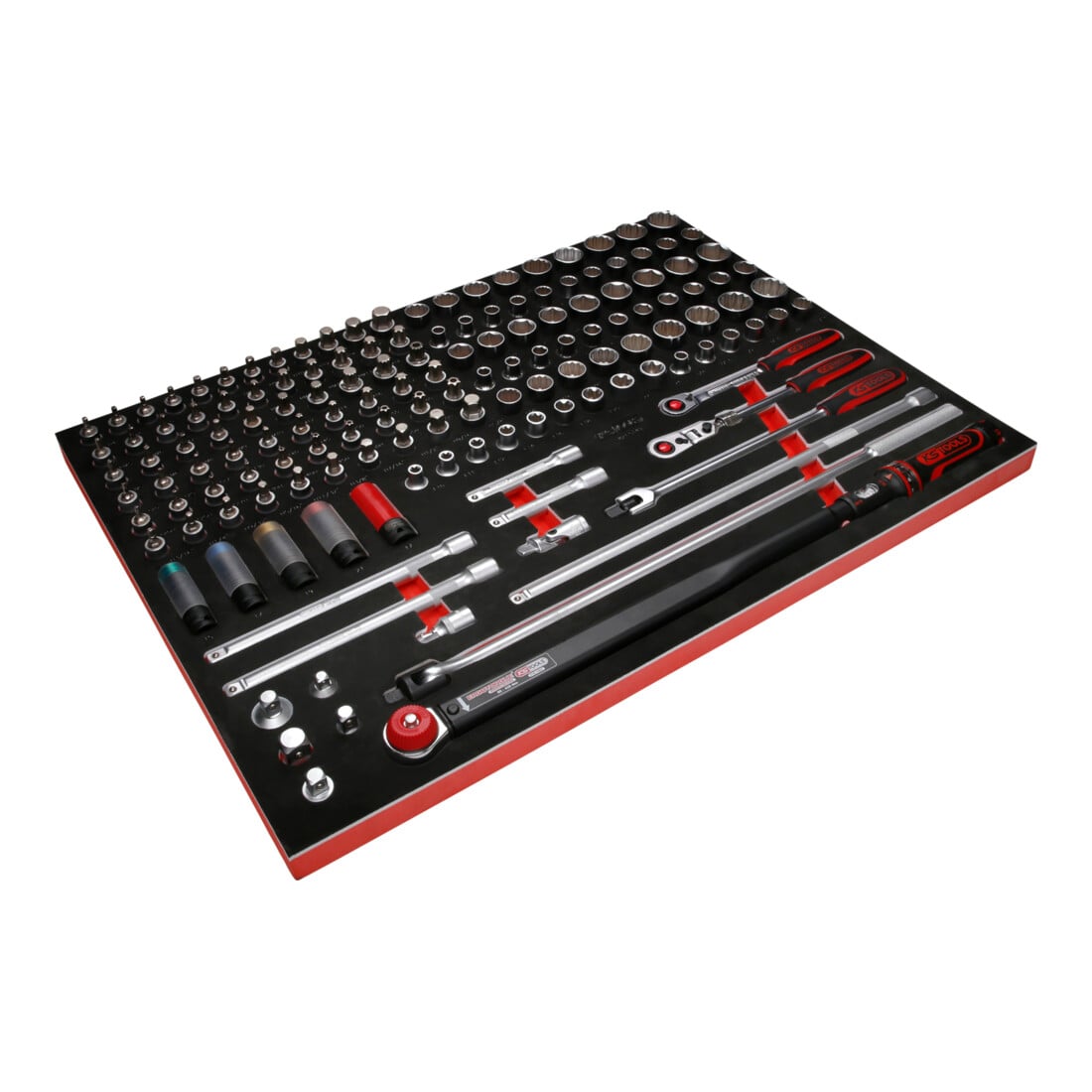 KS Tools 1/2" dopsleutelset in schuimrubberen inlage, 149 st.