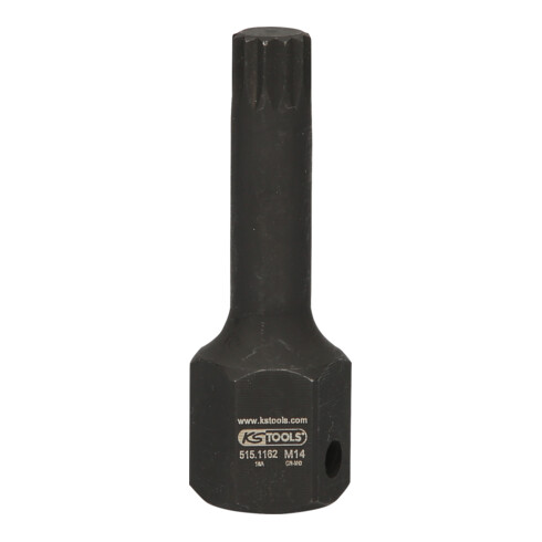 KS Tools 1/2" DUODRIVE speciale power bit bus XZN, M14,78mm lang