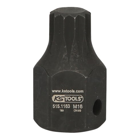 KS Tools 1/2" DUODRIVE speciale power bit bus XZN, 43mm