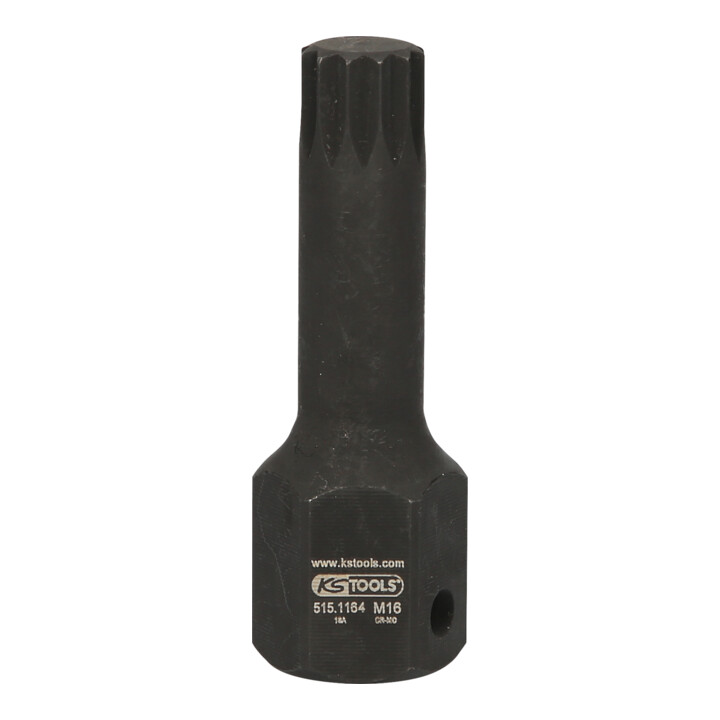 KS Tools 1/2" DUODRIVE speciale power bit bus XZN, M16,78mm lang