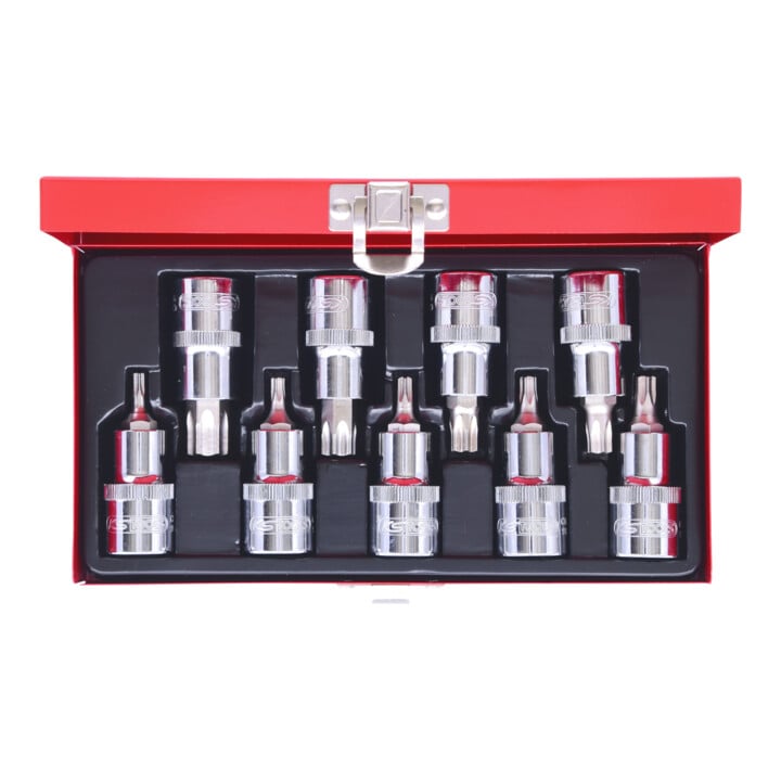 KS Tools 1/2" eu de douilles tournevis TX CHROMEplus, 9 pcs. T20-T60