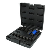 KS Tools 1/2" Felgenschloss-Ausbohr-Satz für Schlösser mit rotierenden Außenhüllen, 14-tlg.-1