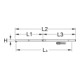 KS Tools 1/2" Festeingestellter ALUTORQUEprecision-Drehmoschlüssel, 20-120 Nm Einzelvierkant