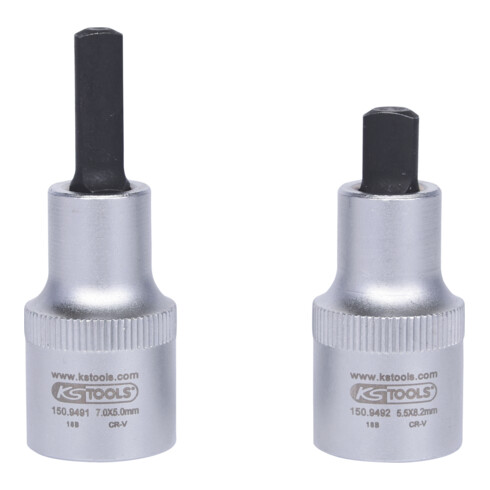 KS Tools 1/2" flensspreider set, 2-delig, 5-5,5mm