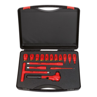 KS Tools 1/2" geïsoleerde dopsleutelset, 16 delig