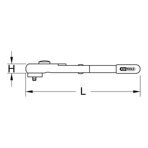 KS Tools 1/2" geïsoleerde momentsleutel