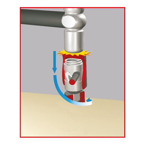 KS Tools 1/2" Hand-Schlagschraubendreher-Satz, 11-teilig