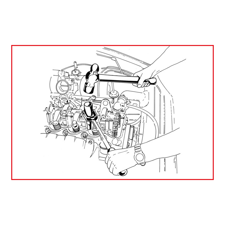 KS Tools 1/2" Hand-Schlagschrauber, 475mm