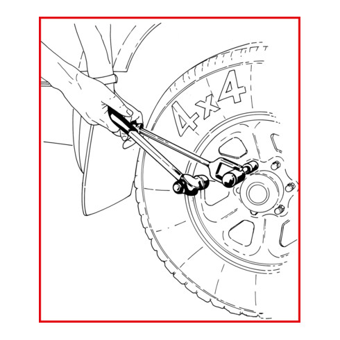 KS Tools 1/2" Hand-Schlagschrauber, 475mm