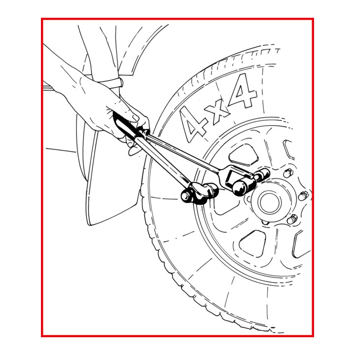 KS Tools 1/2" Hand-Schlagschrauber, 475mm