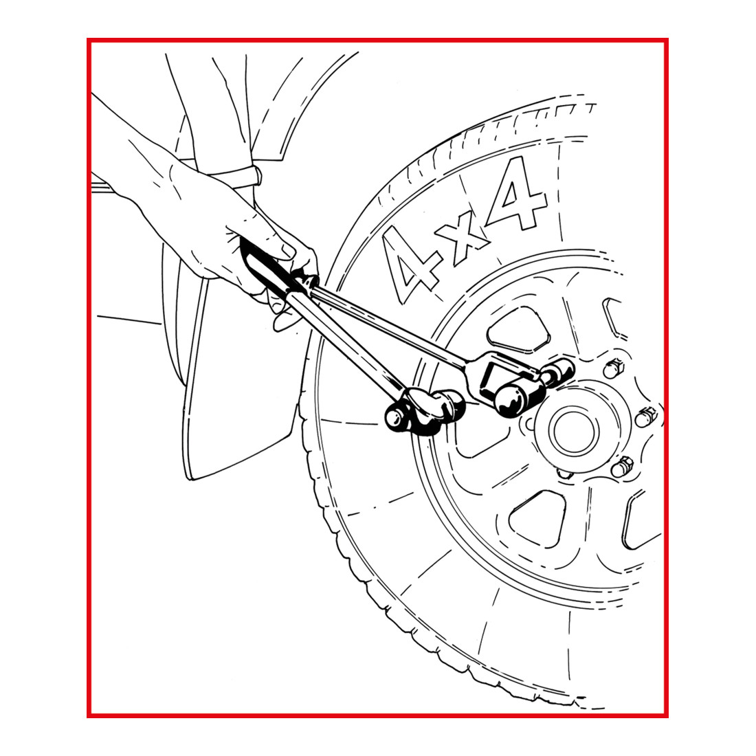 KS Tools 1/2" Hand-Schlagschrauber, 475mm
