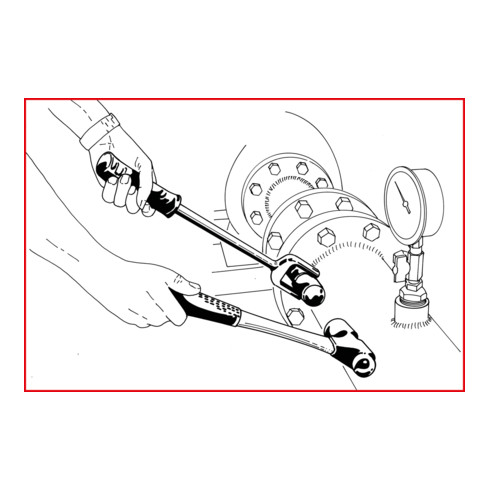 KS Tools 1/2" Hand-Schlagschrauber, 475mm