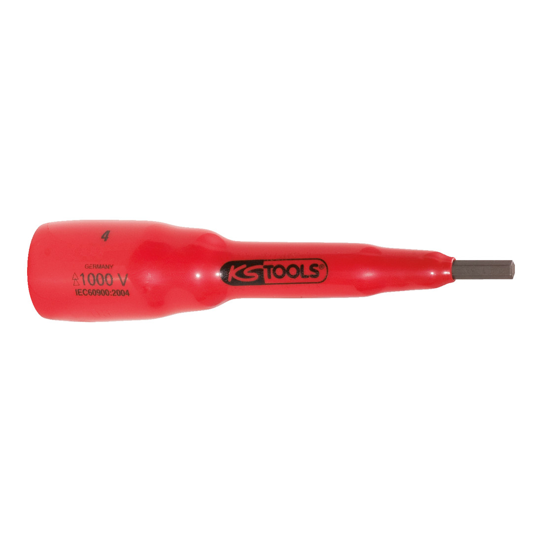 KS Tools 1/2" Isolierte Bit-Stecknuss Innensechskant, lang