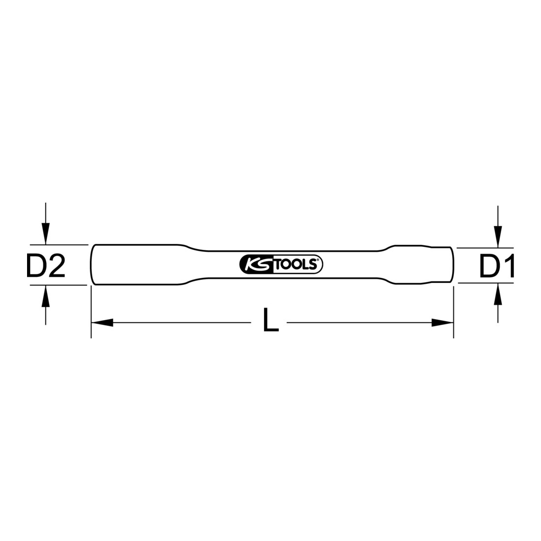 KS Tools 1/2" 12-kant-Stecknuss