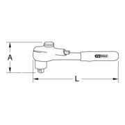 KS Tools 1/2" Isolierte Umschaltknarre, 32 Zahn-4