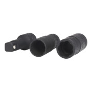 KS Tools 1/2" Jeu de douilles double à chocs, 3pcs.,17-19mm-1
