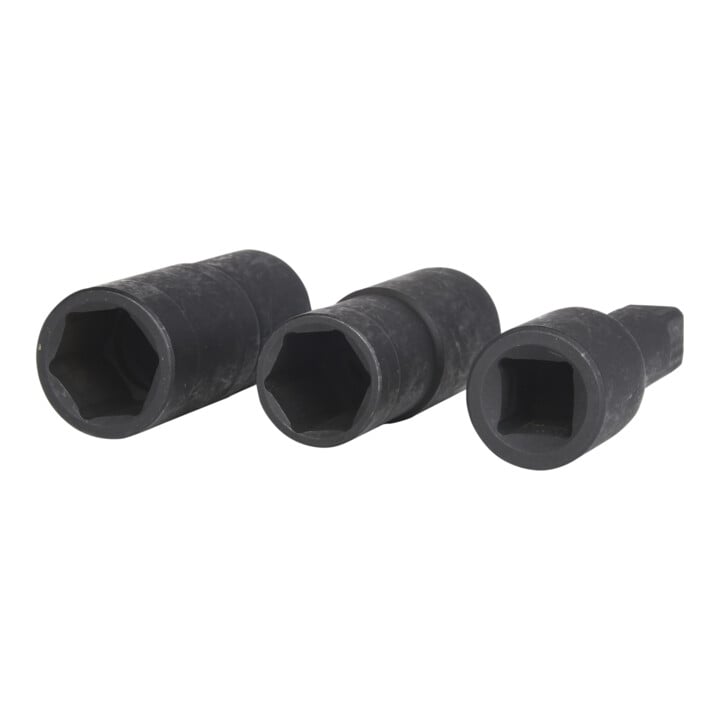 KS Tools 1/2" Jeu de douilles double à chocs, 3pcs.,17-19mm