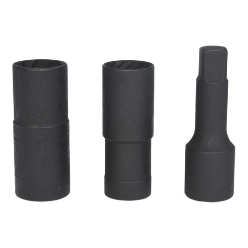 KS Tools 1/2" Jeu de douilles double à chocs, 3pcs.,17-19mm