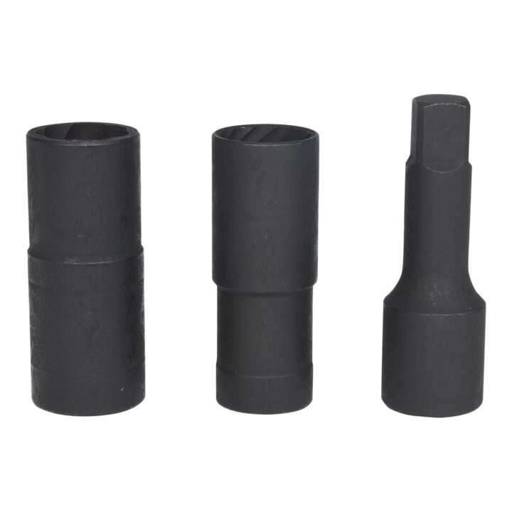 KS Tools 1/2" Jeu de douilles double à chocs, 3pcs.,17-19mm