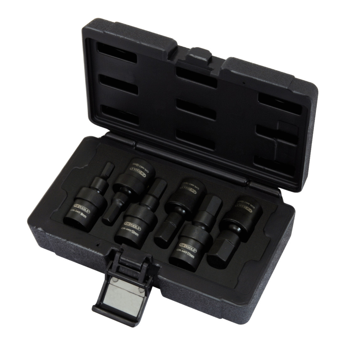 KS Tools 1/2" kogelgewricht dopsleutelset, 6 stuks