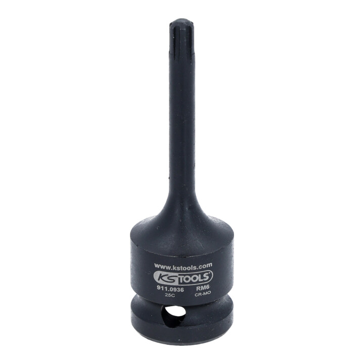 KS Tools 1/2" krachtdop bit voor RIBE schroeven, M6