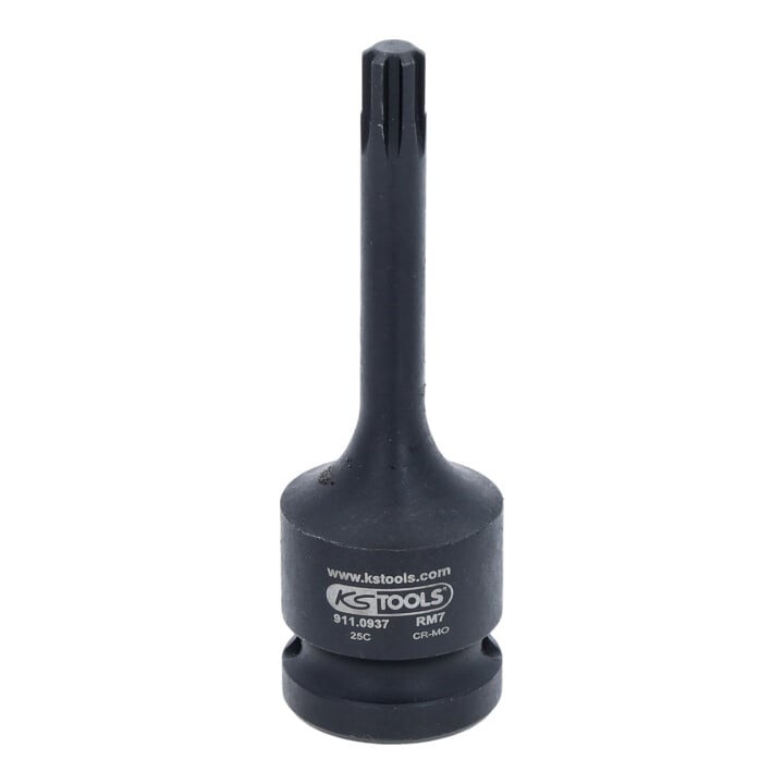 KS Tools 1/2" krachtdop bit voor RIBE schroeven, M7