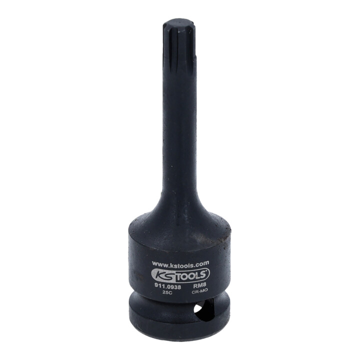 KS Tools 1/2" krachtdop bit voor RIBE schroeven, M8