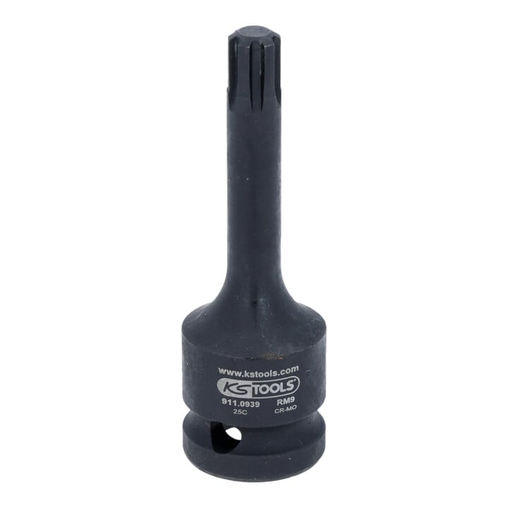 KS Tools 1/2" krachtdop bit voor RIBE schroeven, M9