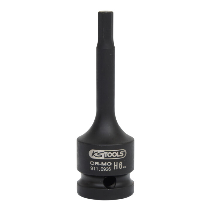 KS Tools 1/2" krachtdop bit zeskant, 6mm