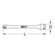 KS Tools 1/2" krachtige TORSIONpower verlengstuk, 90Nm