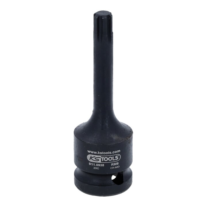 KS Tools 1/2" Kraft-Bit-Stecknuss für RIBE-Schrauben, M8