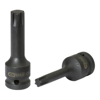 KS Tools 1/2" Kraft-Bit-Stecknuss für RIBE-Schrauben, M9