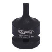 KS Tools 1/2" Kraft-Bit-Stecknuss Innensechskant, kurz-4
