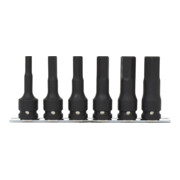 KS Tools 1/2" Kraft-Bit-Stecknuss-Satz, lang, 6-teilig-3