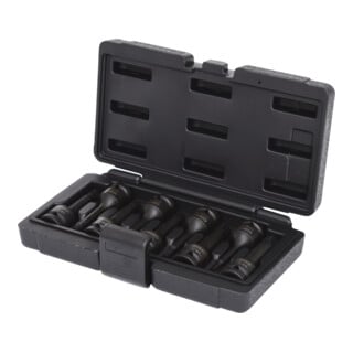KS Tools 1/2" Kraft-Bit-Stecknuss-Satz Vielzahn, 9-teilig
