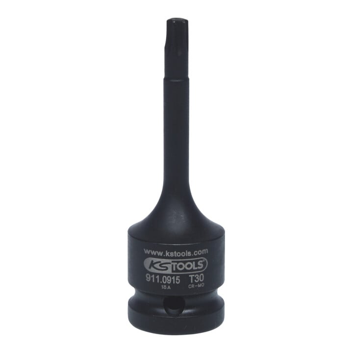 KS Tools 1/2" Kraft-Bit-Stecknuss TX, lang, T30