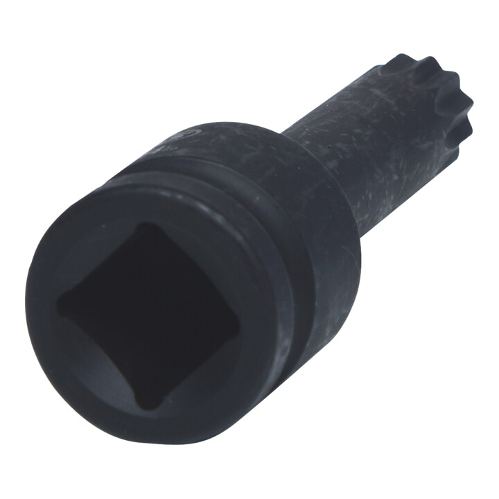 KS Tools 1/2" Kraft-Bit-Stecknuss Vielzahn, lang, M14