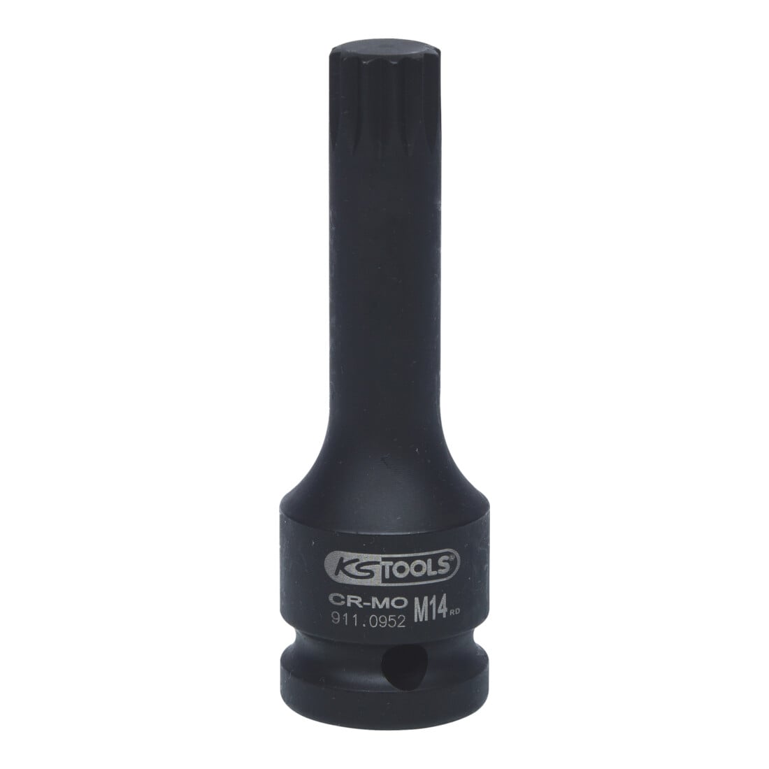KS Tools 1/2" Kraft-Bit-Stecknuss Vielzahn, lang, M14