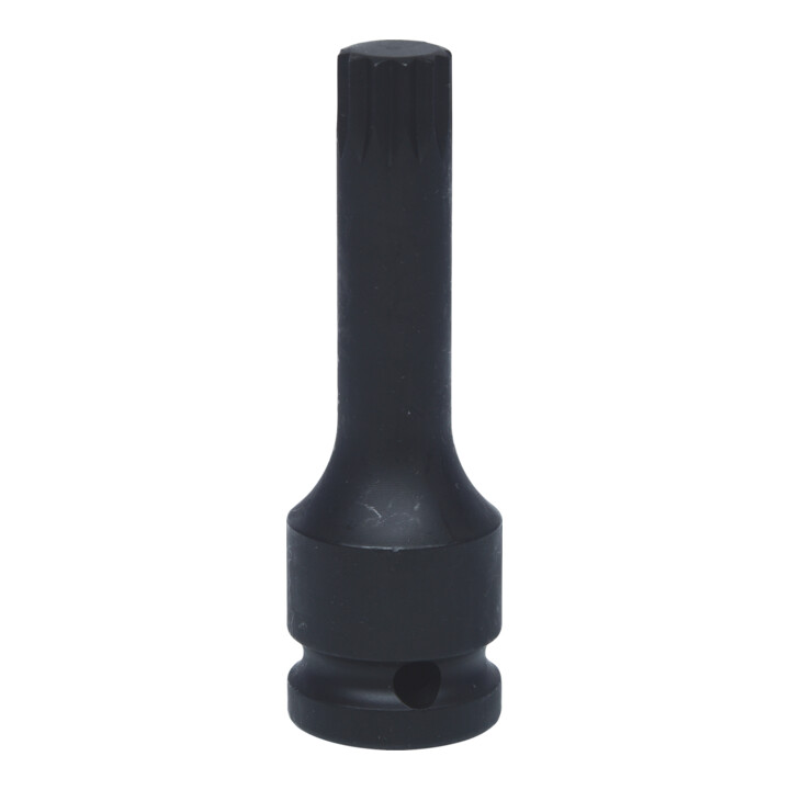 KS Tools 1/2" Kraft-Bit-Stecknuss Vielzahn, lang, M14