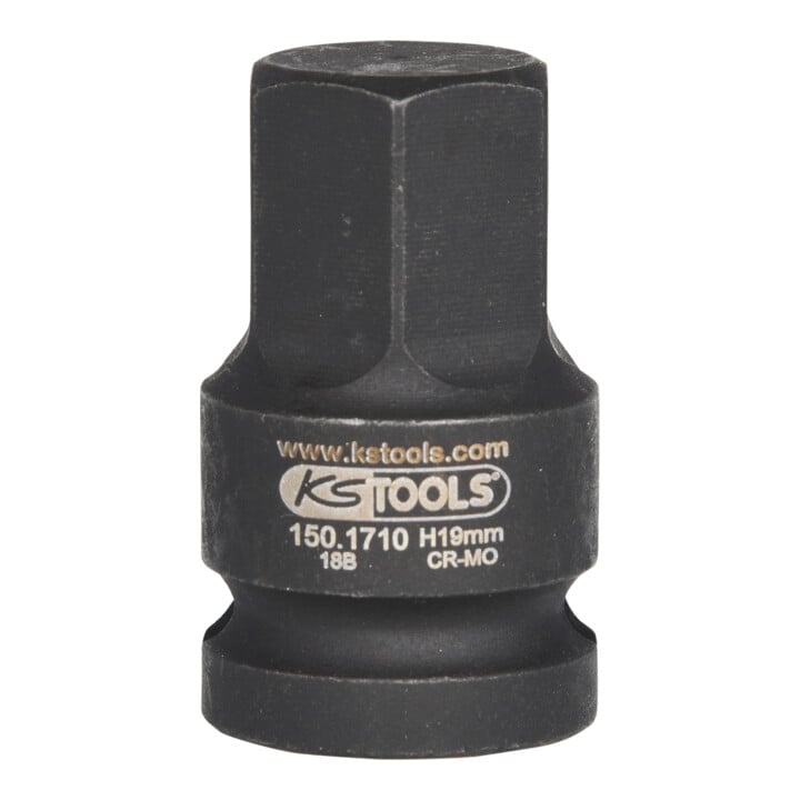 KS Tools 1/2" KraftBit socket, six pans creux, 19mm