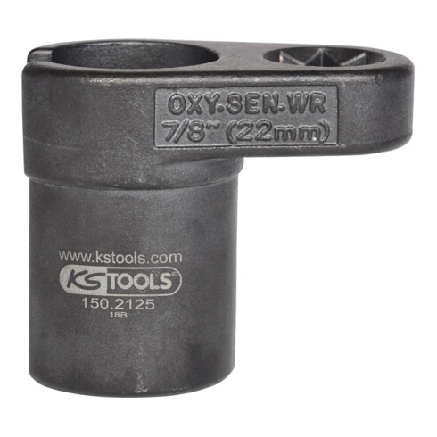 KS Tools 1/2" lambdasonde-aansluiting, sleuf, zeskant, 22 mm